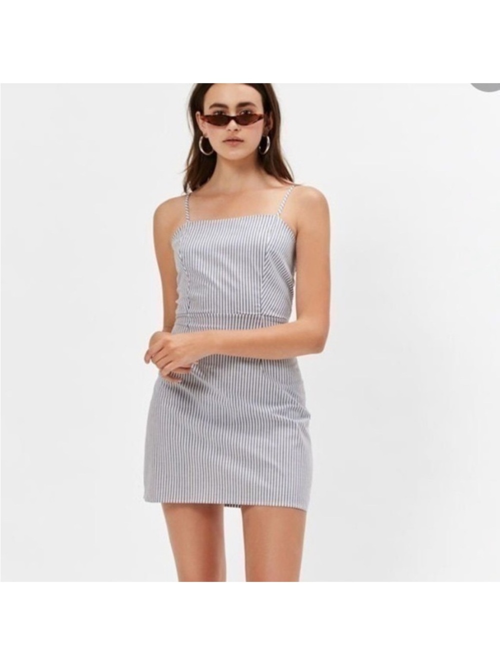 Kendall & Kylie Striped Mini Dress